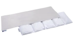 Termofor z pestkami wiśni 20x60cm - 5 komorowy - Szary