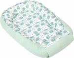 Babynest Neugeborene 100x60x15cm - Igel mit Minze Waffel