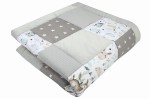 Krabbeldecke für Baby Spielmatte 120x120cm - Hirsch im Laub